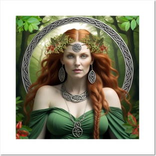 Celtic Goddess Danu Posters and Art